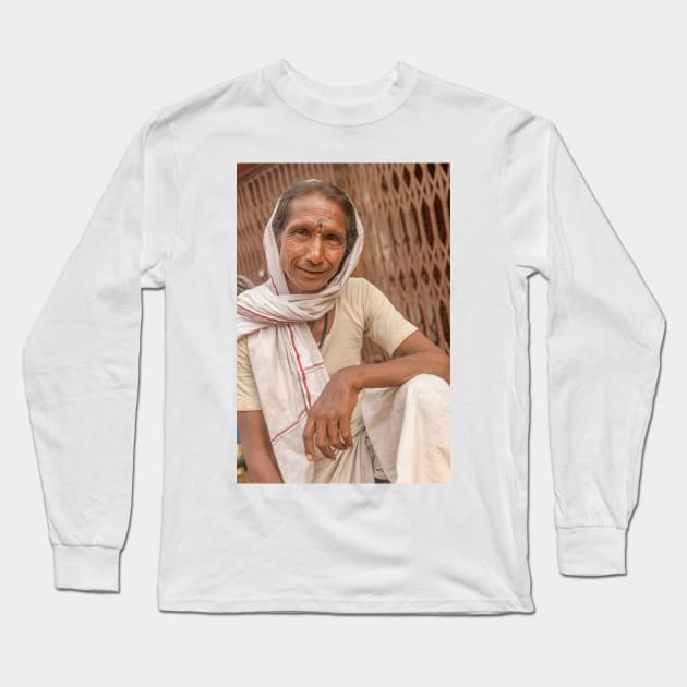 Gentleman of Varanasi 01 Long Sleeve T-Shirt by fotoWerner